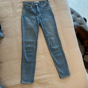 Madewell 10” High-Rise Skinny Jean - size 25